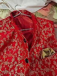 Buy Veera Paridhaan Men's Banarasi Print Nehru Jacket 36-S - SIZE,COLOR ...