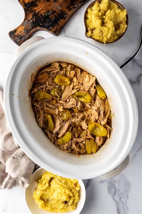 Slow Cooker Mississippi Chicken - House of Nash Eats