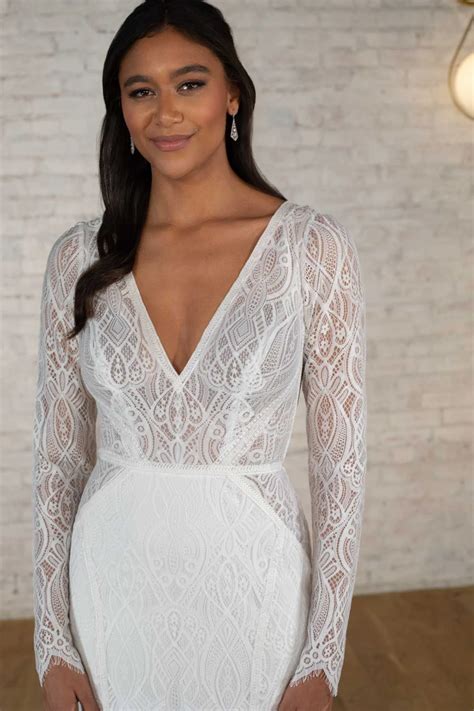 Long Sleeve Boho Wedding Dresses | True Society Bridal Shops