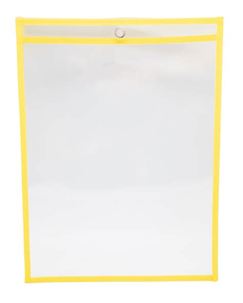 Dry Erase Reusable Pocket — School Supply Boxes