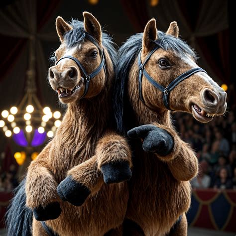 Pantomime Two Man Horse Image – Free AI Generator | Makepix