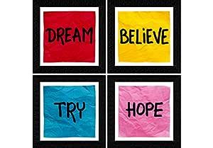 SAF paintings Motivational Quotes Digital Reprint Painting (19 x 19 ...