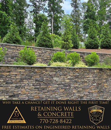 Retaining Walls and Concrete: Atlanta Retaining Wall Contractor