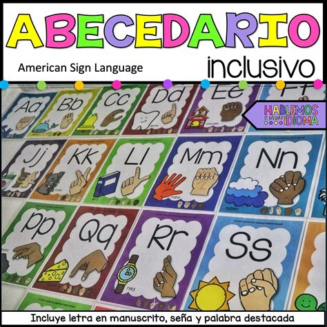 Spanish Sign Language Alphabet Chart