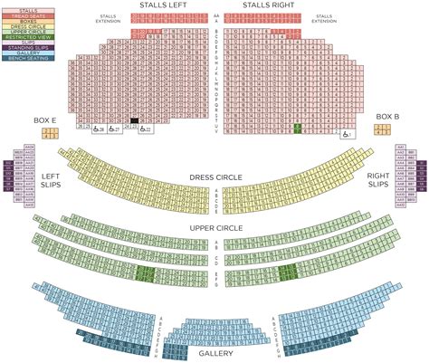 Howard Theatre Seating Map