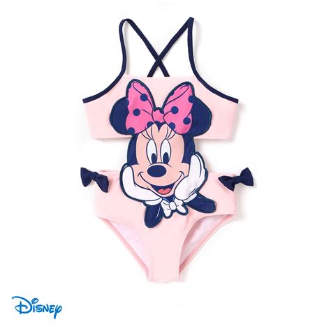 Disney Minnie Mouse Toddler Girls Swimwear, Character Graphic One-Piece ...