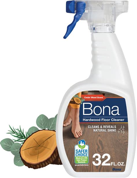 Amazon.com: Bona Hardwood Floor Cleaner Spray - 32 fl oz - Cedar Wood ...