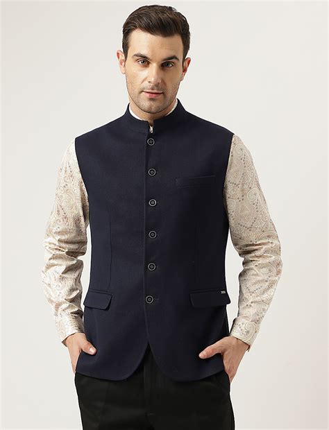 Buy Wool Blend Tailored Fit Waistcoat at Marks & Spencer