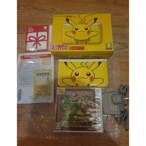 Nintendo 3DS XL Pokemon Pikachu Edition Yellow Handheld System | Shopee ...