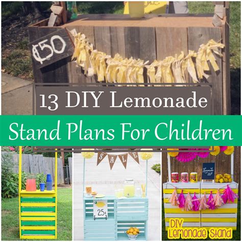 Pallet Lemonade Stand Plans