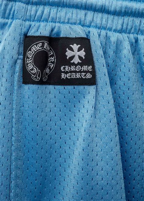 Chrome Hearts Basketball Mesh Shorts - Blue | Garmentory