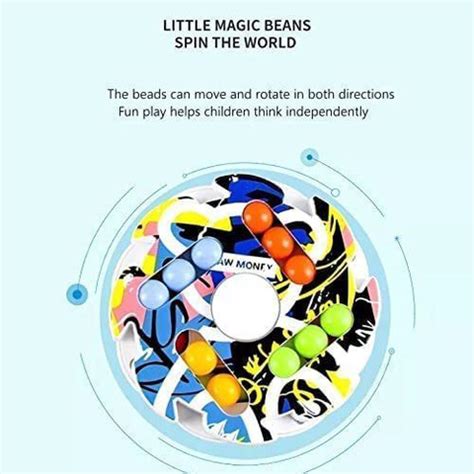 SKTOYZONE Magic Beans Cube Decompression Fingertip Fidget Toys Spin ...