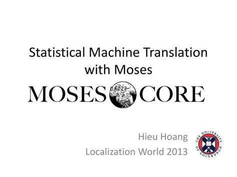 Moses Machine Translation 的图像结果