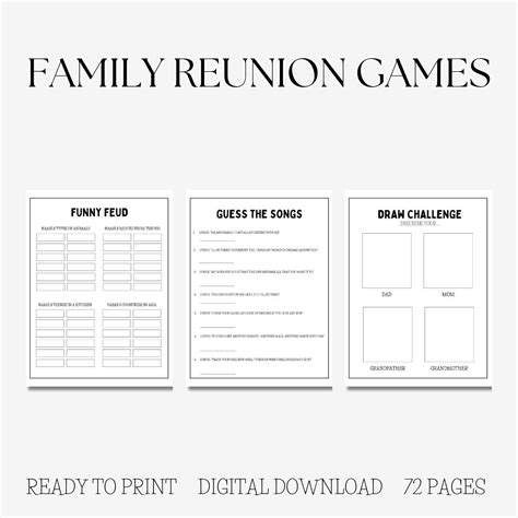 Family Gathering Games