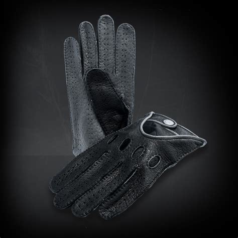 Classico Nero Black Driving Gloves - Shop