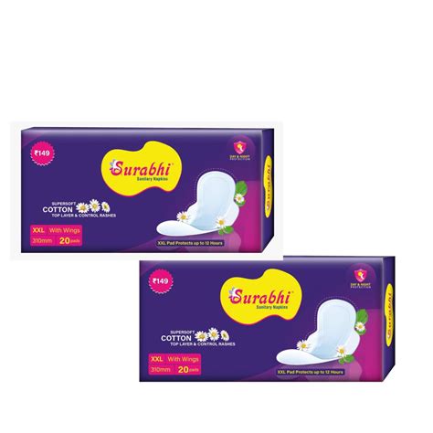 Buy Sanitary Pads for Women | XXL size 20 napkins (Combo Pack of 2 ...