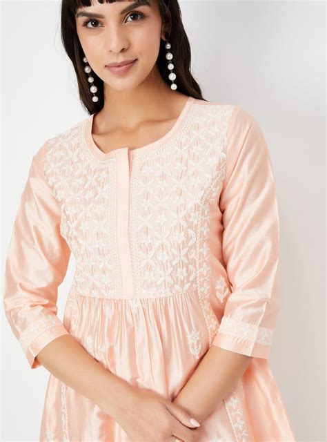 Buy Women Embroidered Kurti Set Online at just Rs. 1299.0 ...