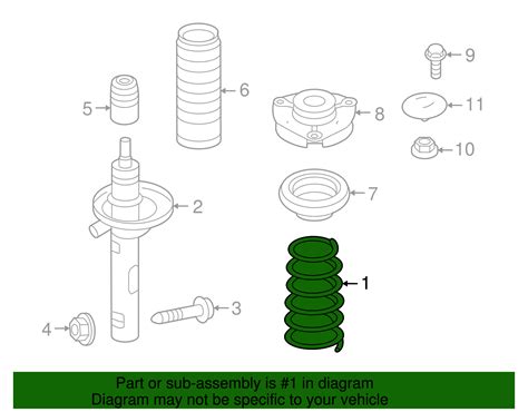 1K0-411-105-HK - High-Quality Coil Spring for 2010 Volkswagen | AutoNation Parts
