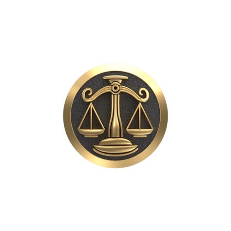 Libra Zodiac , Constellation Cufflink Set with 18kt Gold & Black Ruthe