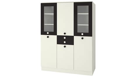 Adona Lara 3-Door Wardrobe w/2 Drawers and Toughened Glass Shutters ...