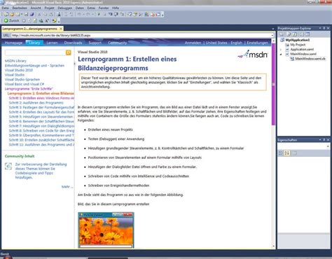 Image result for Visual Basic Express 2010 Windows 10