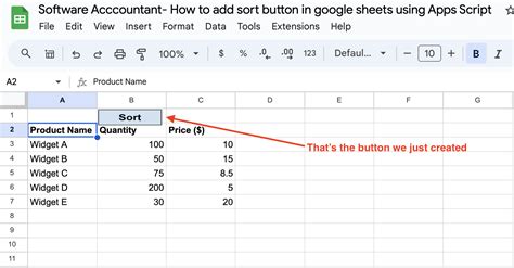 Image result for Google Sheets Sort Script