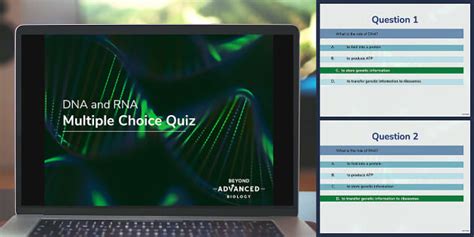 RNA & DNA Questions | A Level Biology | Beyond: Advanced
