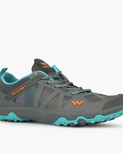 Buy Grey Wildcraft Panelled Lace-Up Casual Shoes | AJIO