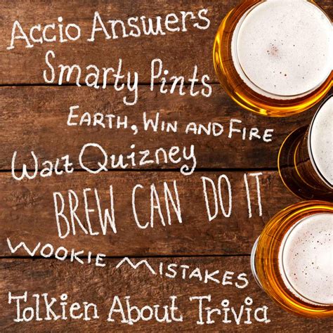 140 Funny Trivia Team Names to Dominate the Competition | Trusted Since 1922