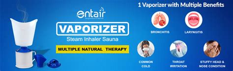 entair 3 in 1 White Vaporizer Steam Inhaler - Cum Sauna : Amazon.in: Beauty