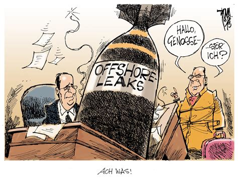 Aktuelle Karikaturen: Offshore Leaks