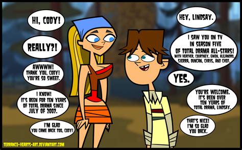 Total Drama - Cody and Lindsay's Interview by ArtByTerranceJones on ...