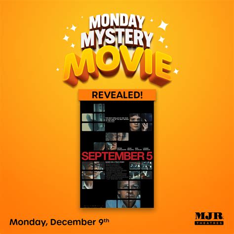 Monday Mystery Movie - MJR Theatres