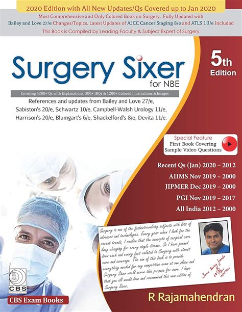 Surgery Sixer for NBE eBook : R Rajamahendran: Amazon.in: Kindle Store