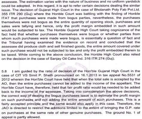 Only profit element embedded in bogus purchases should be added to income