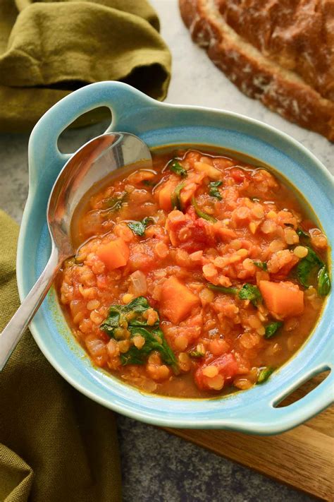 Red Lentil Stew - The Stingy Vegan