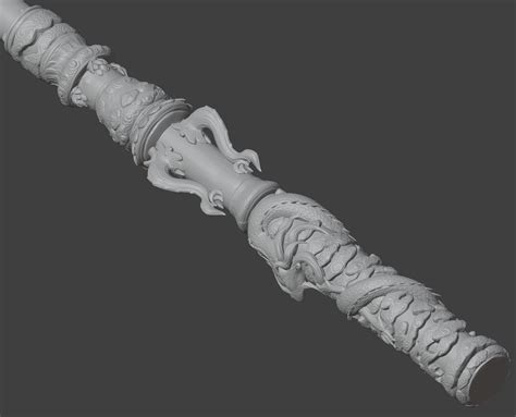 ☀️ Ruyi jingu bang - Sun Wukong's staff - Black Myth Wukong・ STL File for 3D printing・Cults