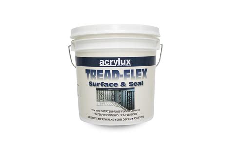 Tread-Flex Textured Waterproof Floor Coating — Acrylux Paint