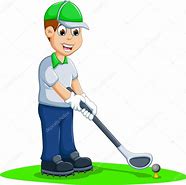 Image result for Golf Player Cartoon