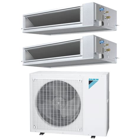 Daikin 5mxs48wvju9 2 zone concealed ducted mini split 48000 btu heat ...