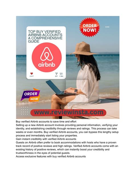 PPT - 13 Best Site To Buy Verified Airbnb Accounts Host PowerPoint ...