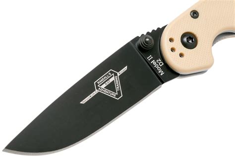 Ontario RAT-2 D2 desert tan, plain edge black, 8830DT | Achetez à prix ...