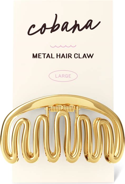 Amazon.com: Cobana Gold Metal Claw Clips, Hair Accessories for Women ...