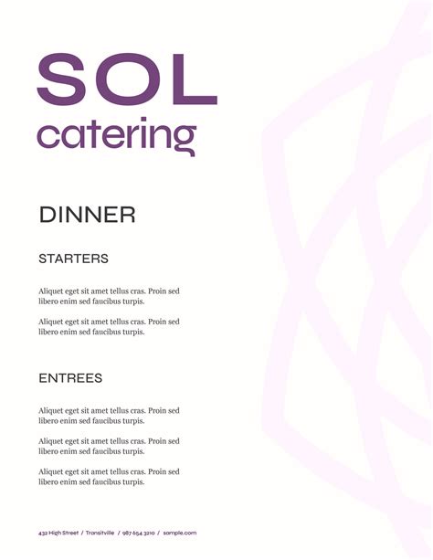 Catering Menu 的图像结果