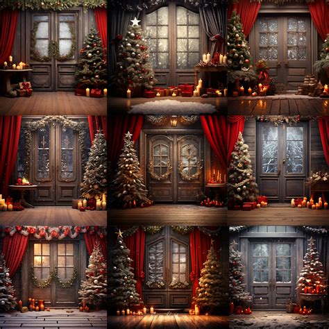Holiday Door Background Bundle – Meg Bitton Productions