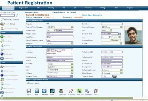 Hospital Information System Software UI 的图像结果