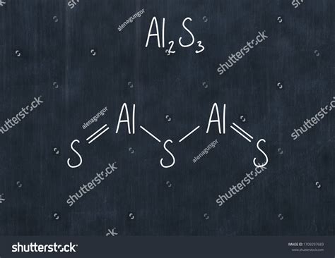 Aluminium Sulfide Formula Handwritten Chemical Formula Stock ...