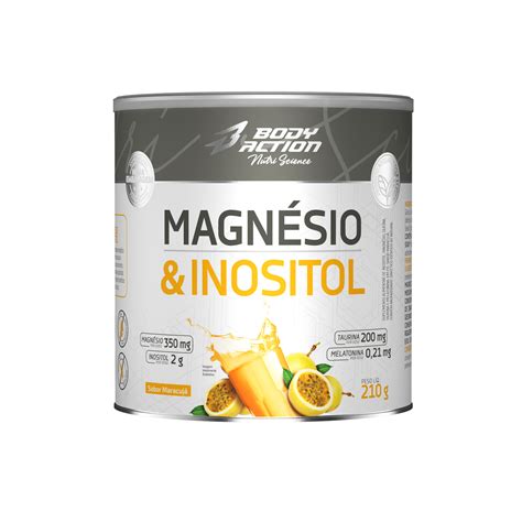 Magnésio & Inositol | 60 Cápsulas - Bodyaction