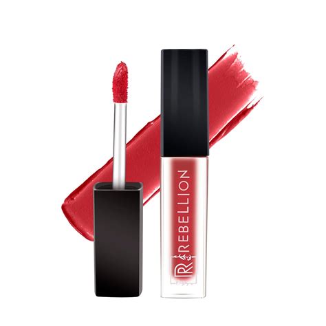 Buy Rebellion Matte Obsession Non-Transfer Liquid Red Lipstick - Catchy ...