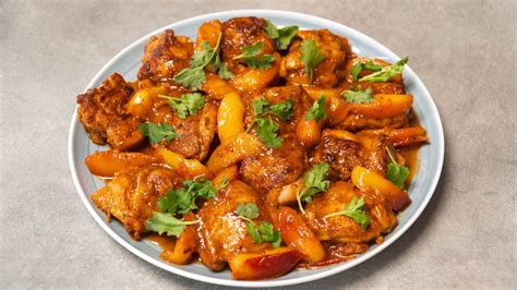 One-Pan Chicken and Peaches – The Meatmen